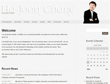 Tablet Screenshot of hajoonchang.net